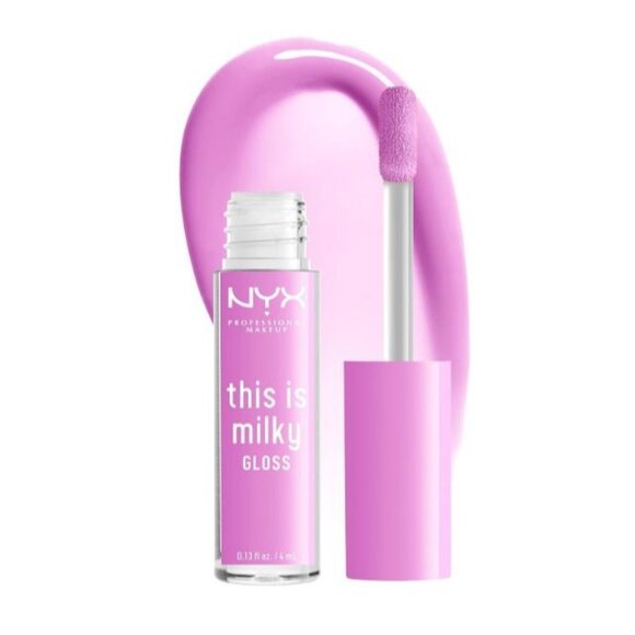 NYX Professional Makeup This Is Milky Gloss, Vegan Lip Gloss, 12H Hydration - Li - Picture 1 of 1